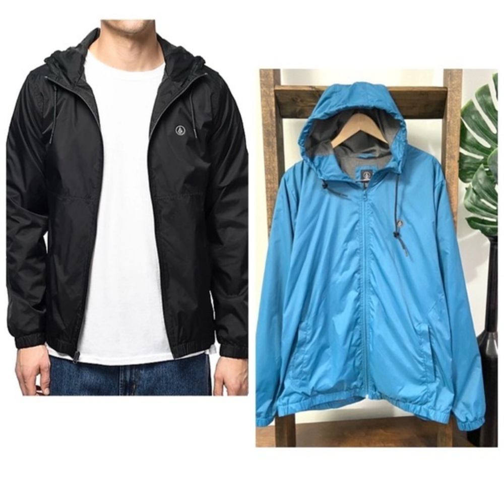 Mens Volcom Elemental windbreaker jacket sz L